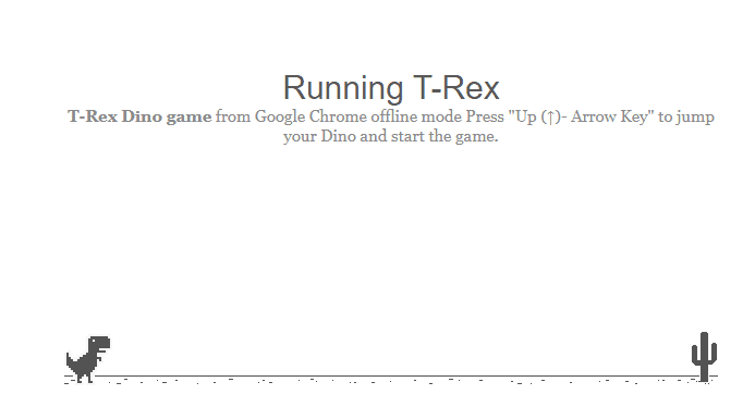 Runnig T-Rex