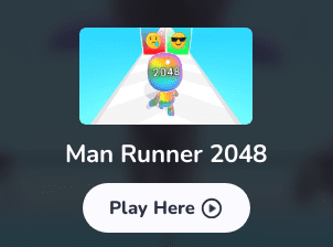 Man Runner 2048 game