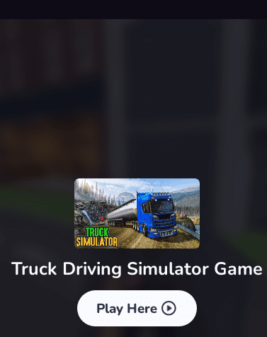 Truck Driving Simulator Game