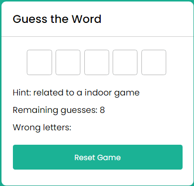 Guess The Word